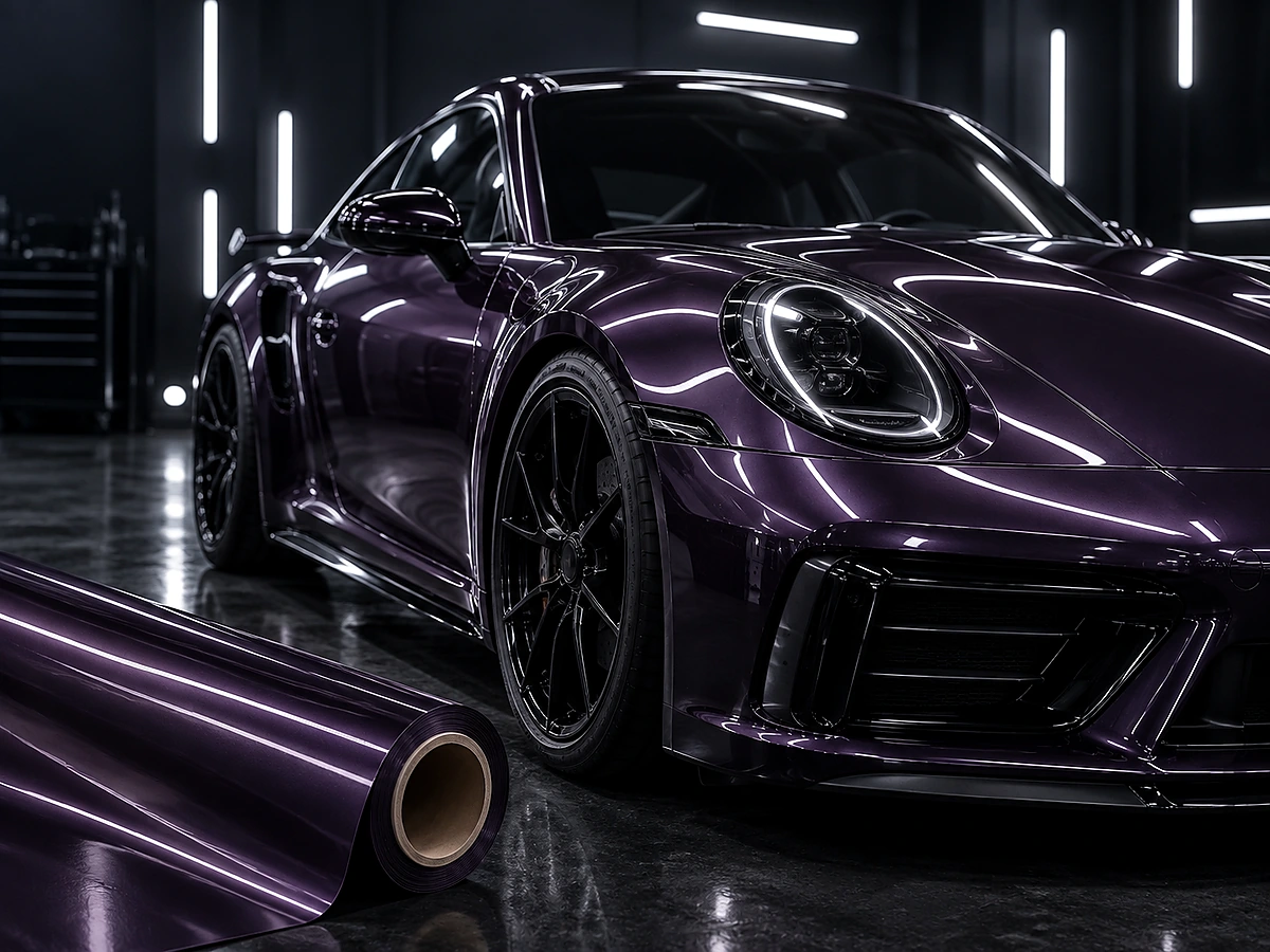 Color paint protection film