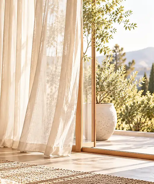 Sheer curtains