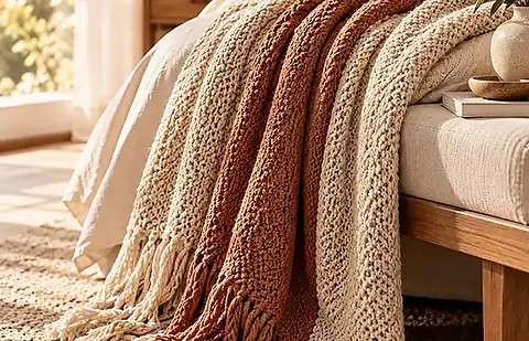 Textured throws